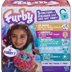 Hasbro Peluche Furby corail^ Peluches Électroniques Interactives
