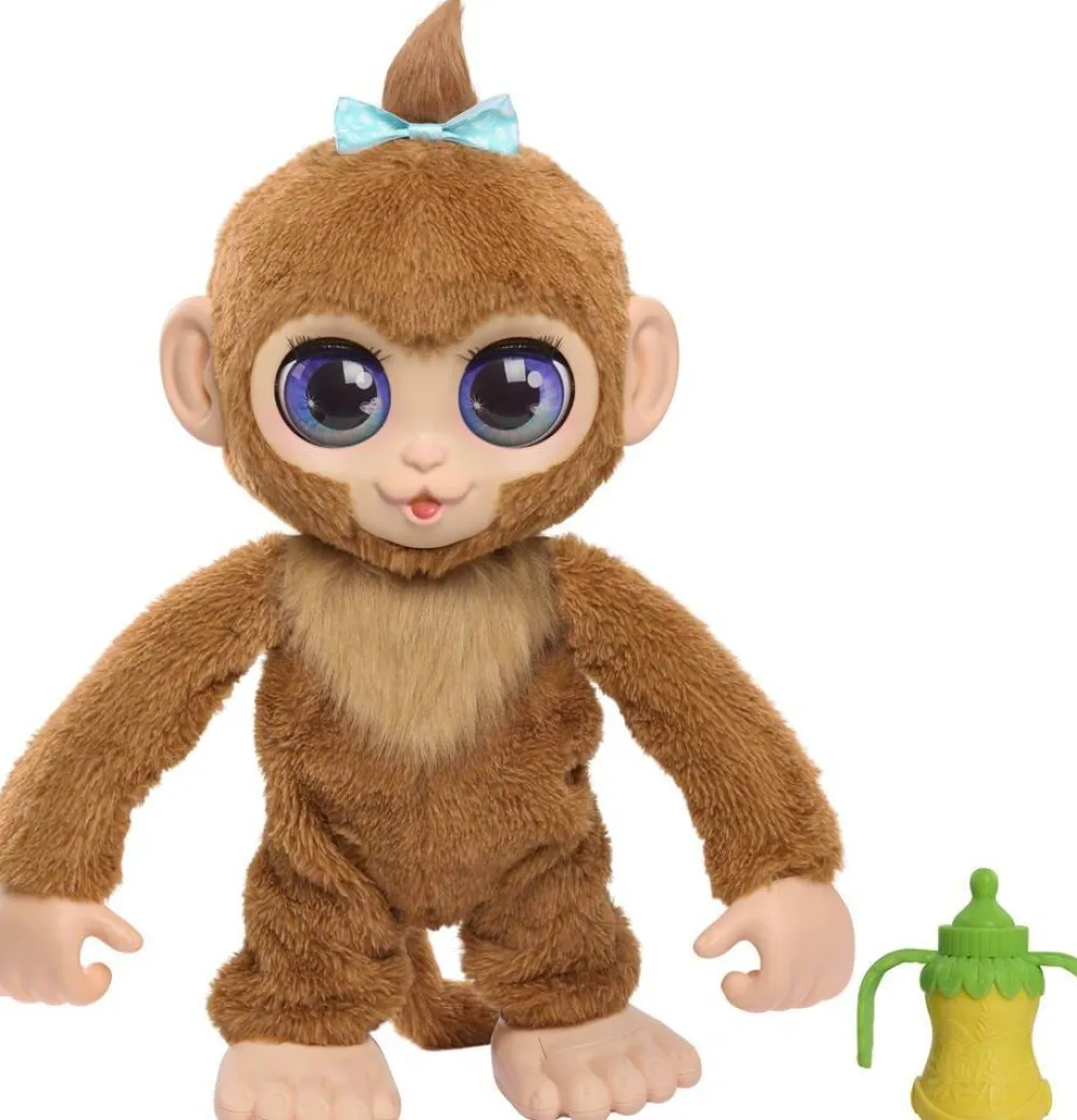 Hasbro Peluche intéractive Peanut le singe - Furreal^ Peluches Musicales Et Lumineuses