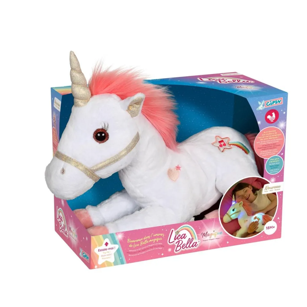 Gipsy Toys Peluche licorne Lica Bella magique 35 cm^ Peluches Animaux|Peluches Musicales Et Lumineuses