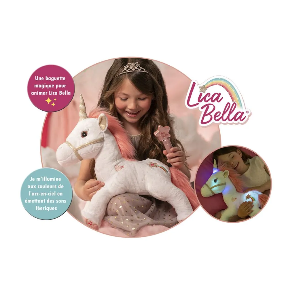 Gipsy Toys Peluche licorne Lica Bella magique 35 cm^ Peluches Animaux|Peluches Musicales Et Lumineuses