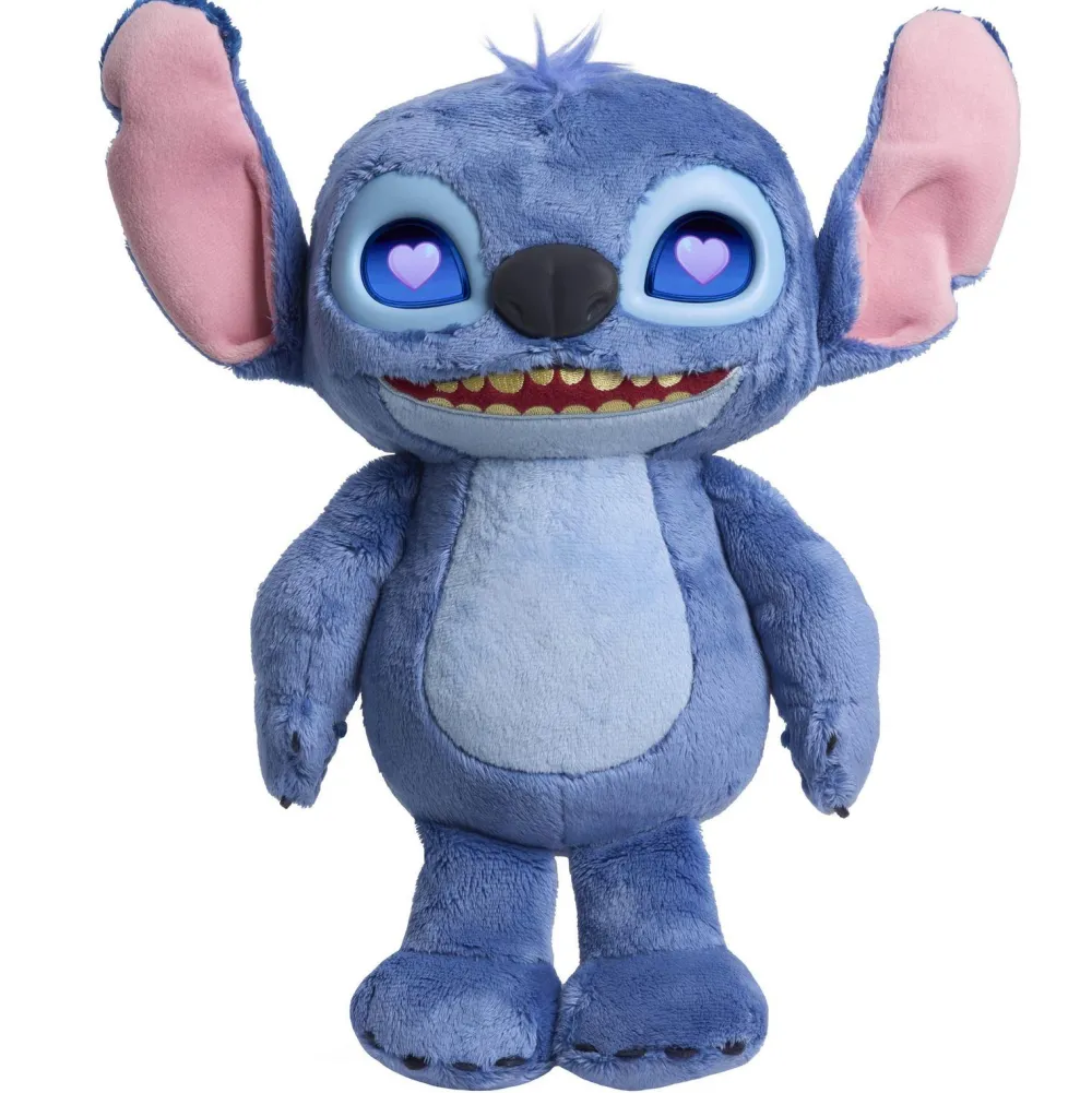 Just Play Peluche Stitch Le film Many moods 30 cm^ Peluches Électroniques Interactives