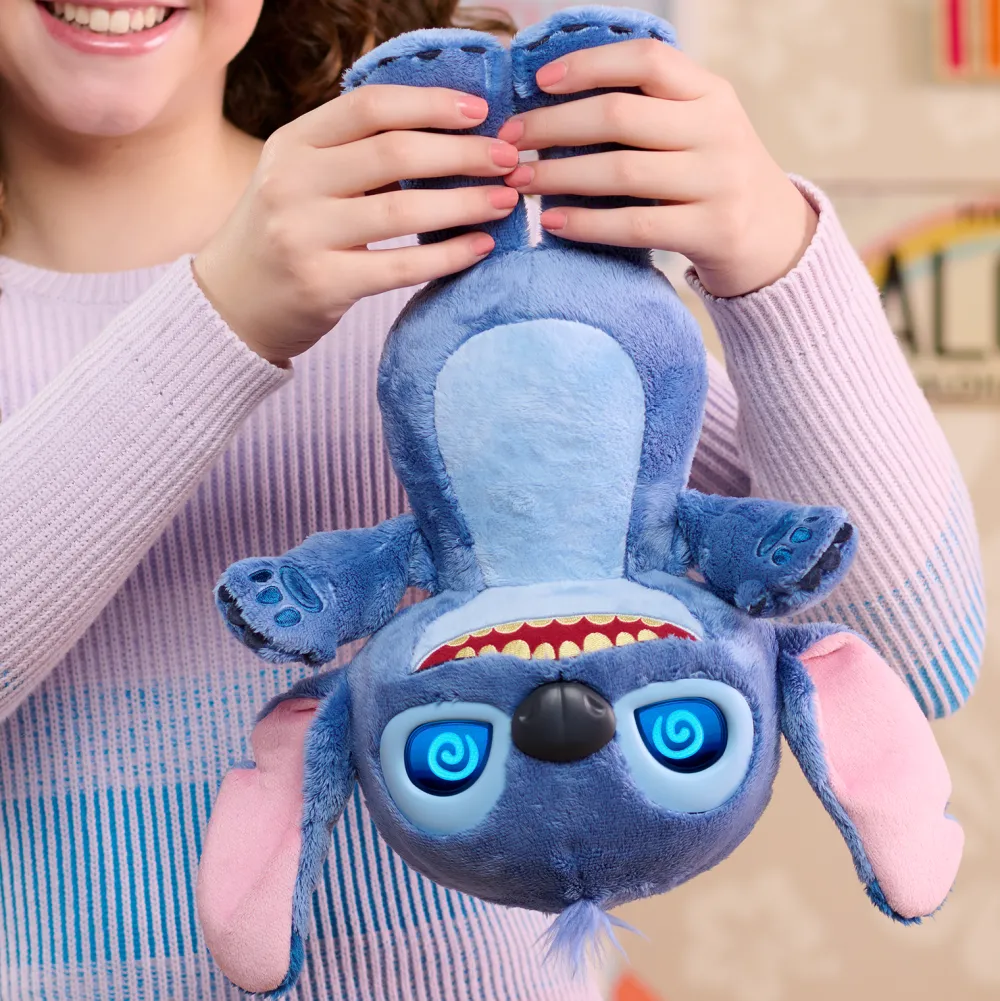 Just Play Peluche Stitch Le film Many moods 30 cm^ Peluches Électroniques Interactives