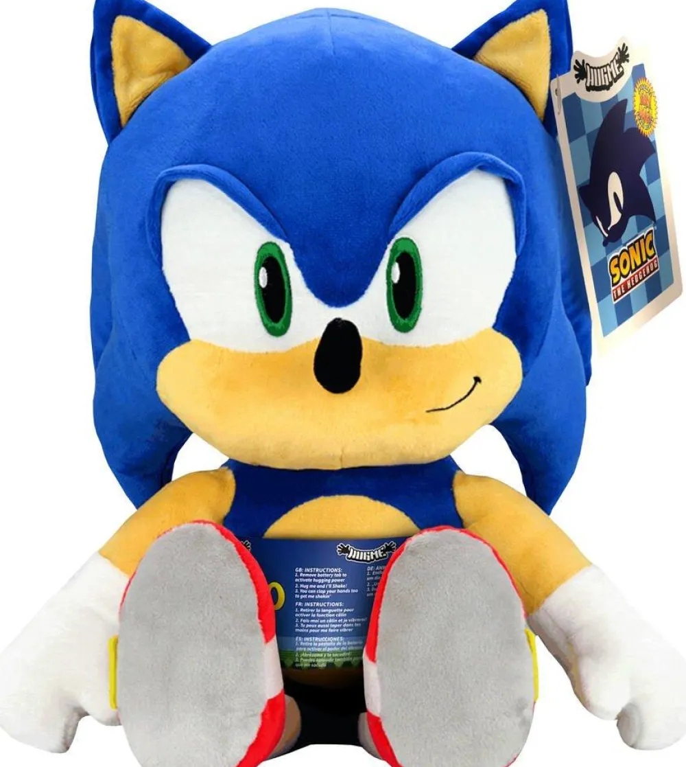 Varta Peluche vibrante Sonic The Hedgehog de 40 cm^ Peluches Musicales Et Lumineuses
