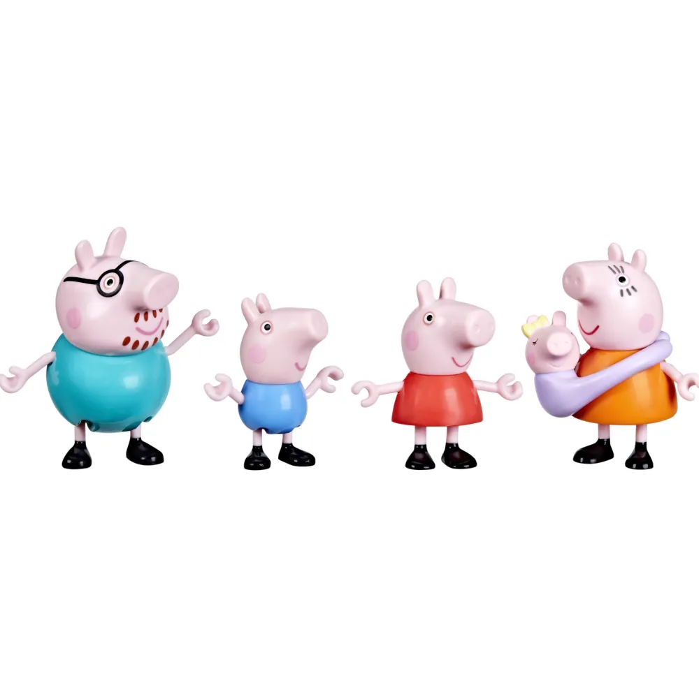 Hasbro Peppa Pig Coffret famille 5 figurines^ Les Héros Et Personnages