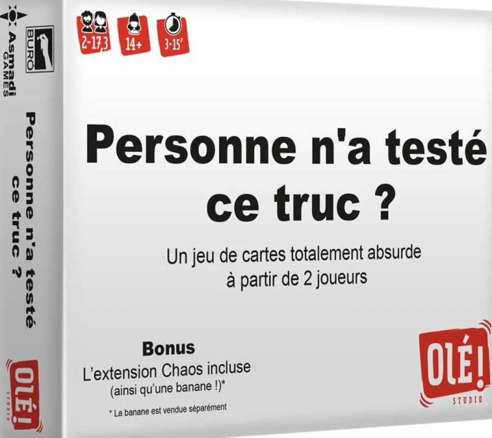 Iello Personne N'a Testé Ce Jeu - Référence 70153^ Jeux D'Ambiance