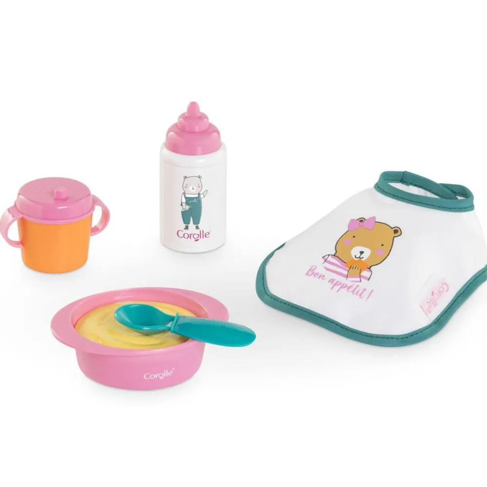 Corolle Petit coffret repas rose - Mon premier poupon^ Accessoires De Soin