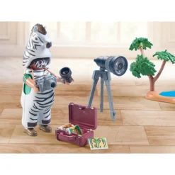 Playmobil Photographe avec déguisement et zèbres Wiltopia 71295^ Les Animaux