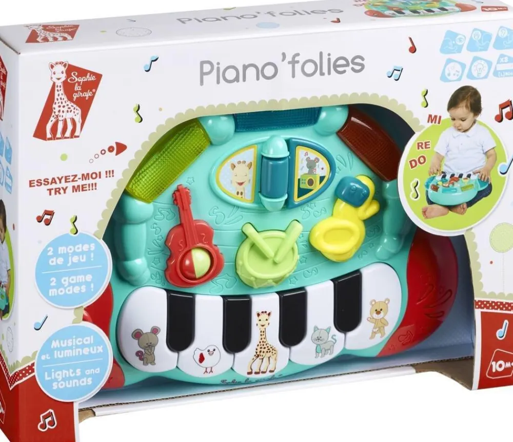 Vulli Piano'folies Sophie la girafe^ Jouets D'Éveil Électroniques