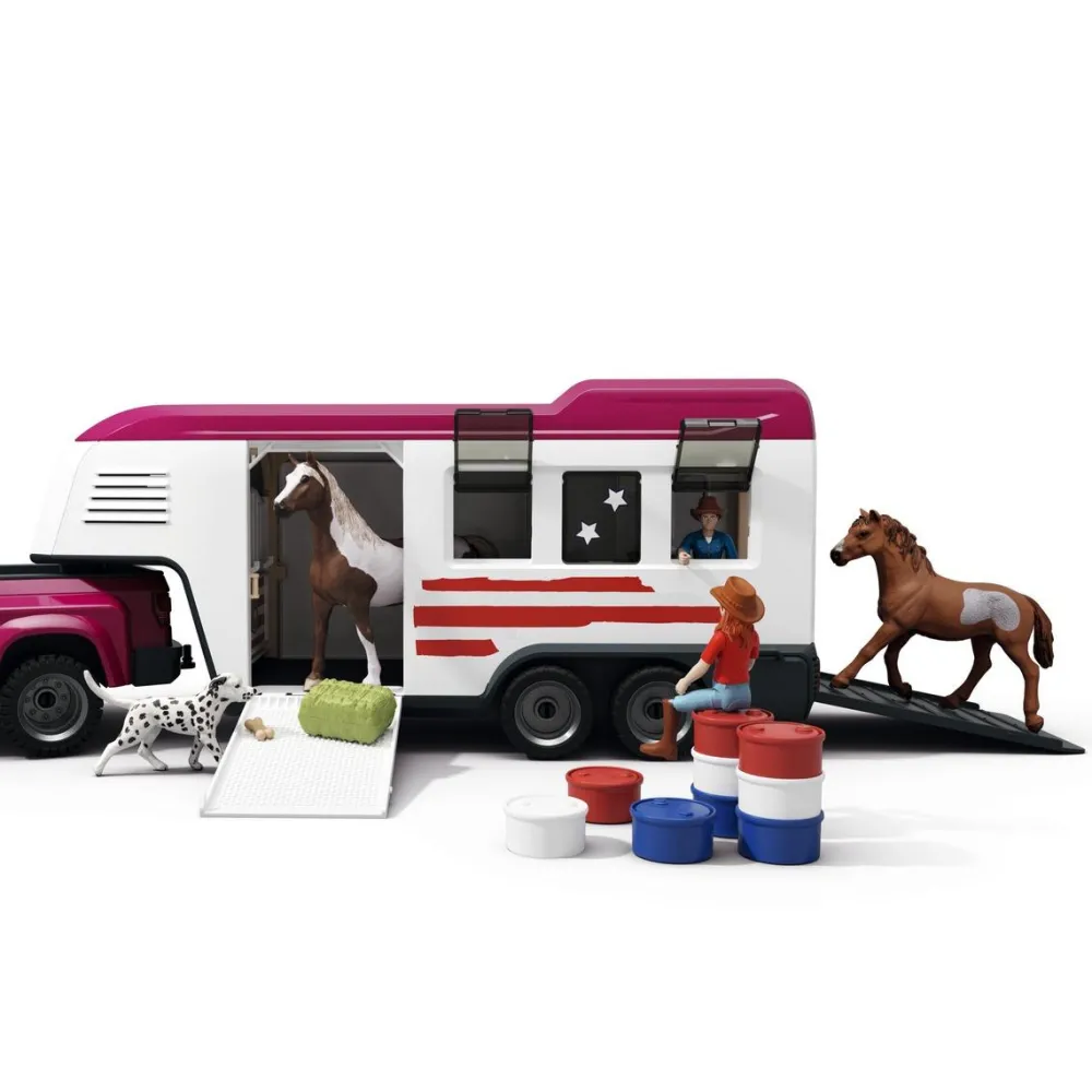 Schleich Pickup et sa grande remorque équestre Horse Club^ La Ferme Et L'Univers Agricole