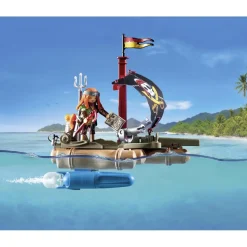 Playmobil Pirate avec radeau flottant et trésor Pirates 71794^ Les Pirates, Chevaliers, Cowboys Et Indiens