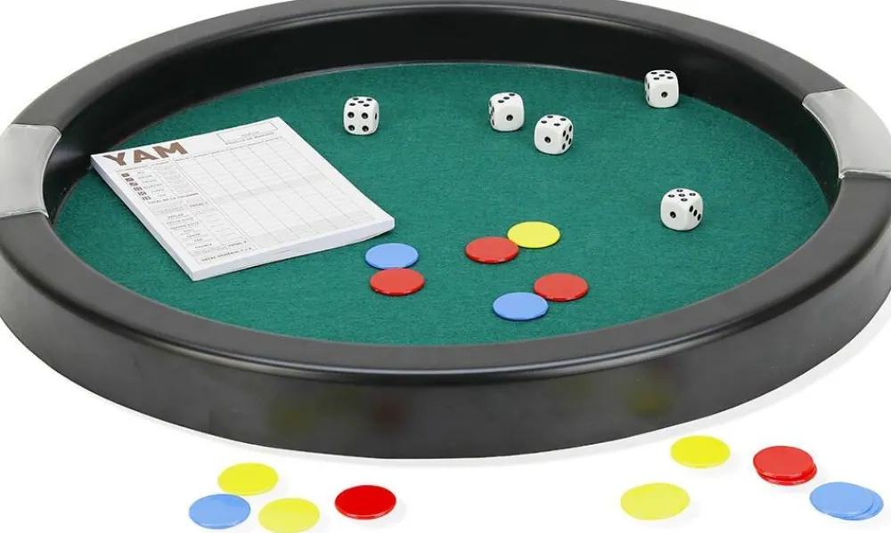 Jeujura Piste De Dés - Yam - 421 (45 Cm^ Jeux Traditionnels Et Poker