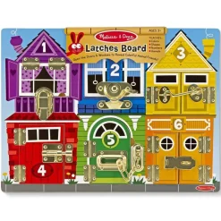 Melissa & Doug Planche d'activités avec loquets^ Autres Jouets D'Éveil