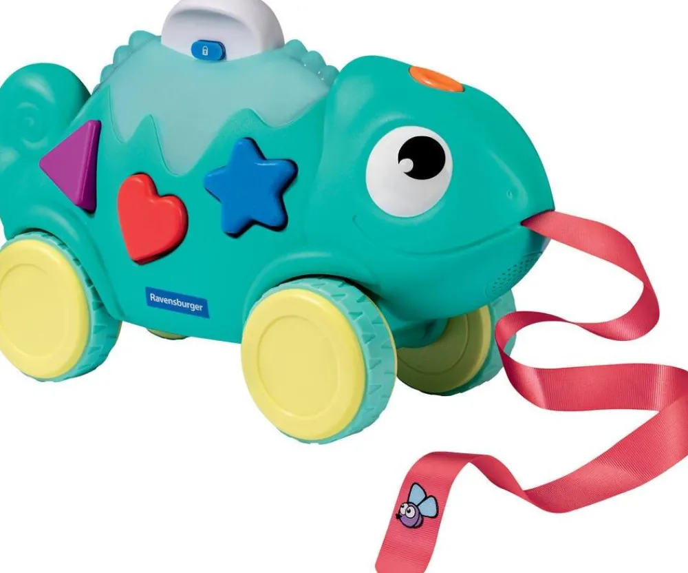 Ravensburger Play Mon Caméléon lumineux des formes et des couleurs^ Jouets D'Éveil Électroniques