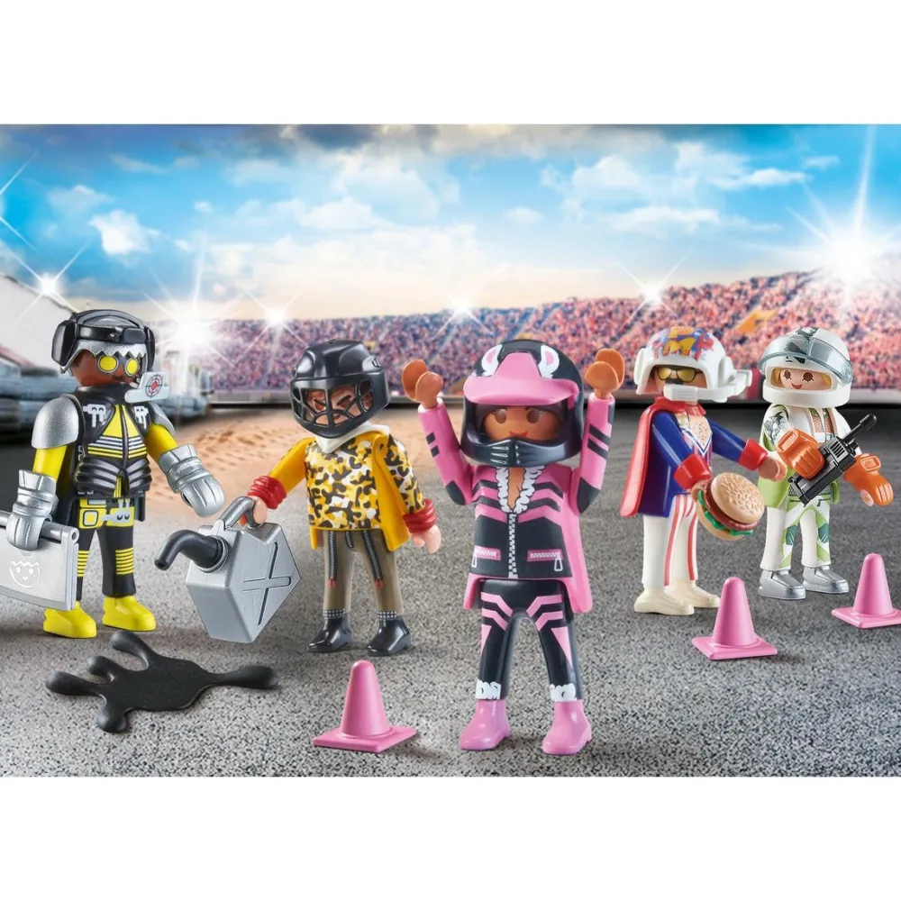 Playmobil My figures : Cascadeurs 71399^ Le Sport, Les Loisirs Et Les Vacances