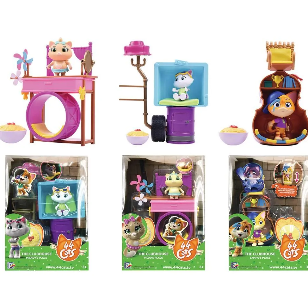 Smoby Playset Deluxe 44 Chats^ Les Animaux