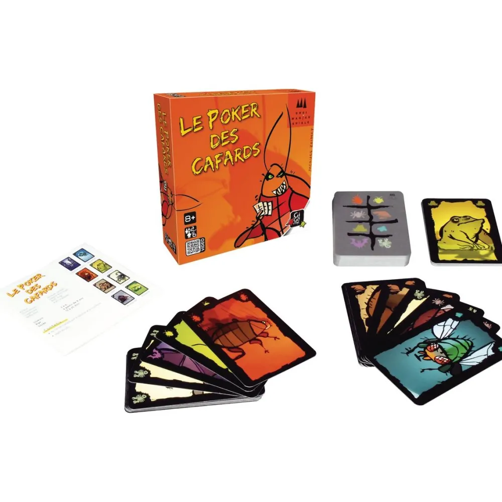 Gigamic Poker des cafards^ Jeux D'Ambiance