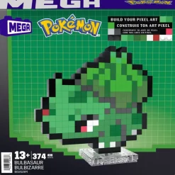 MEGA Pokémon Pixel Art - Bulbizarre à construire^ Super Héros, Cinéma Et Jeux Vidéo