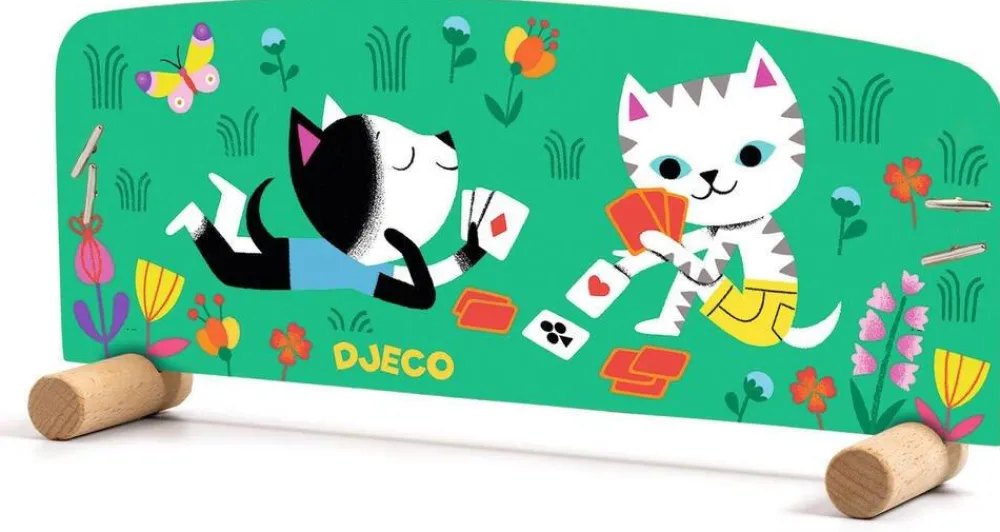 Djeco Porte Cartes Pratique À Poser - Marque^ Jeux Traditionnels Et Poker