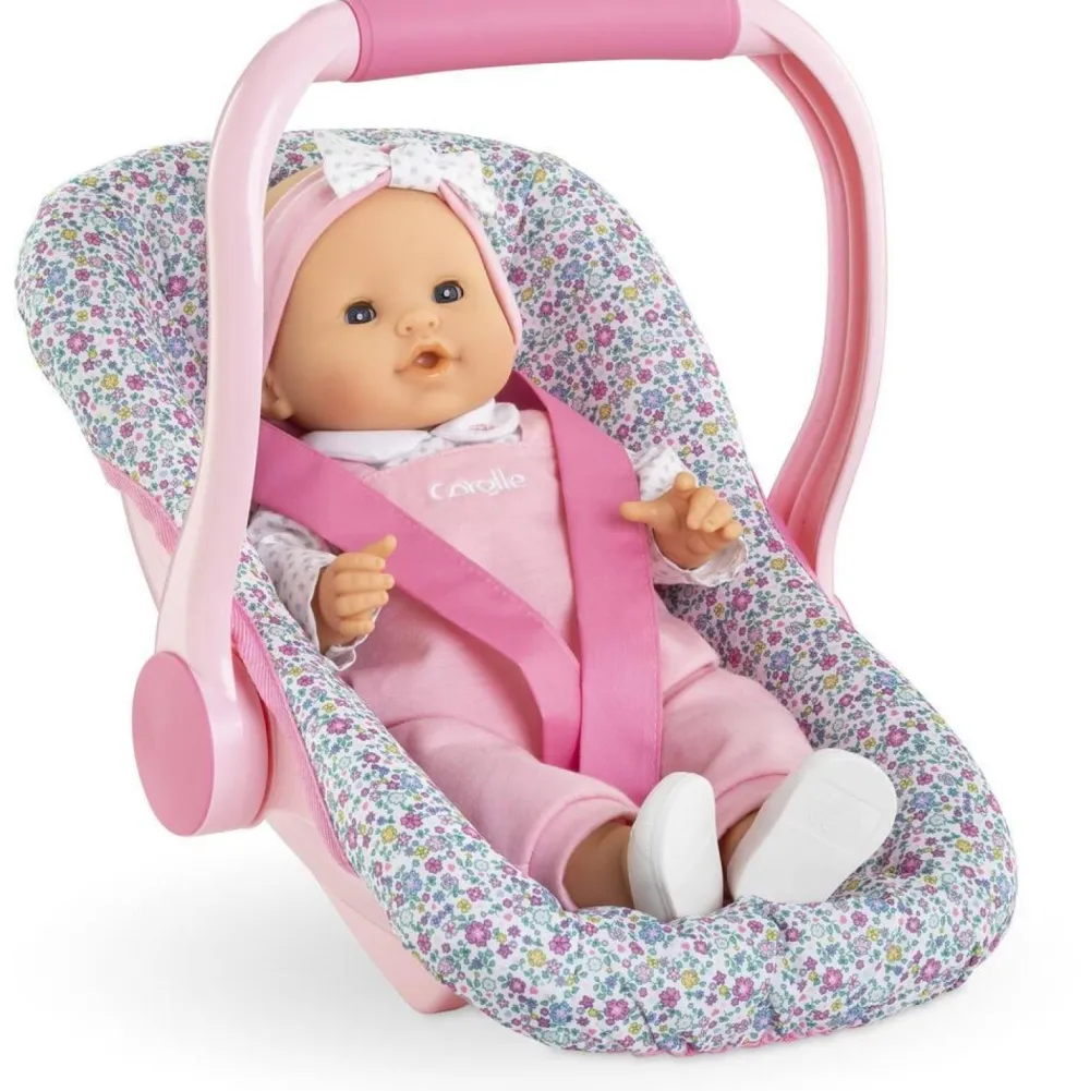 Corolle Porte poupon floral Mon grand poupon^ Poussettes, Landaus Et Couffins