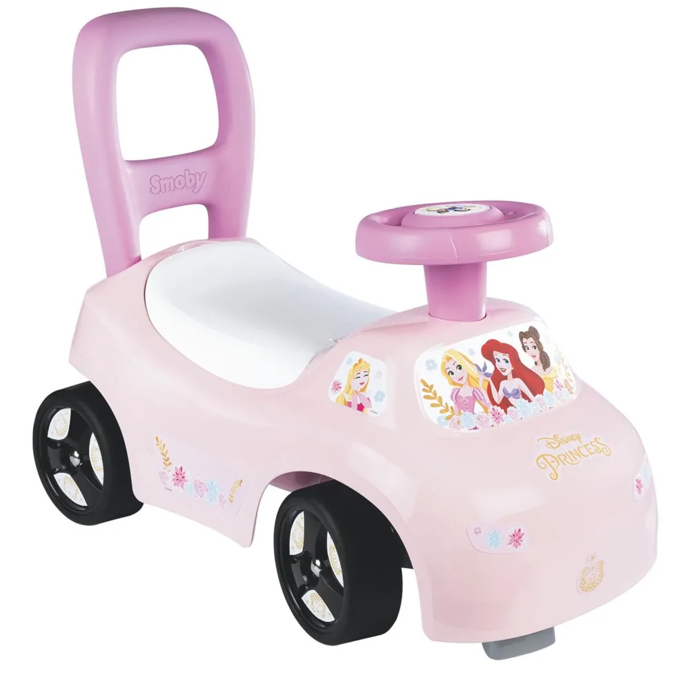 Smoby Porteur auto Disney Princesses^ Trotteurs, Pousseurs, Porteurs Et Bascules