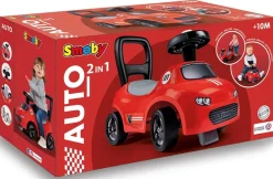 Smoby Porteur Auto En Couleur Rouge^ Trotteurs, Pousseurs, Porteurs Et Bascules