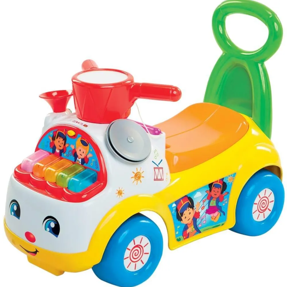 Varta Porteur Fisher Price Parade Musicale Jaune^ Trotteurs, Pousseurs, Porteurs Et Bascules