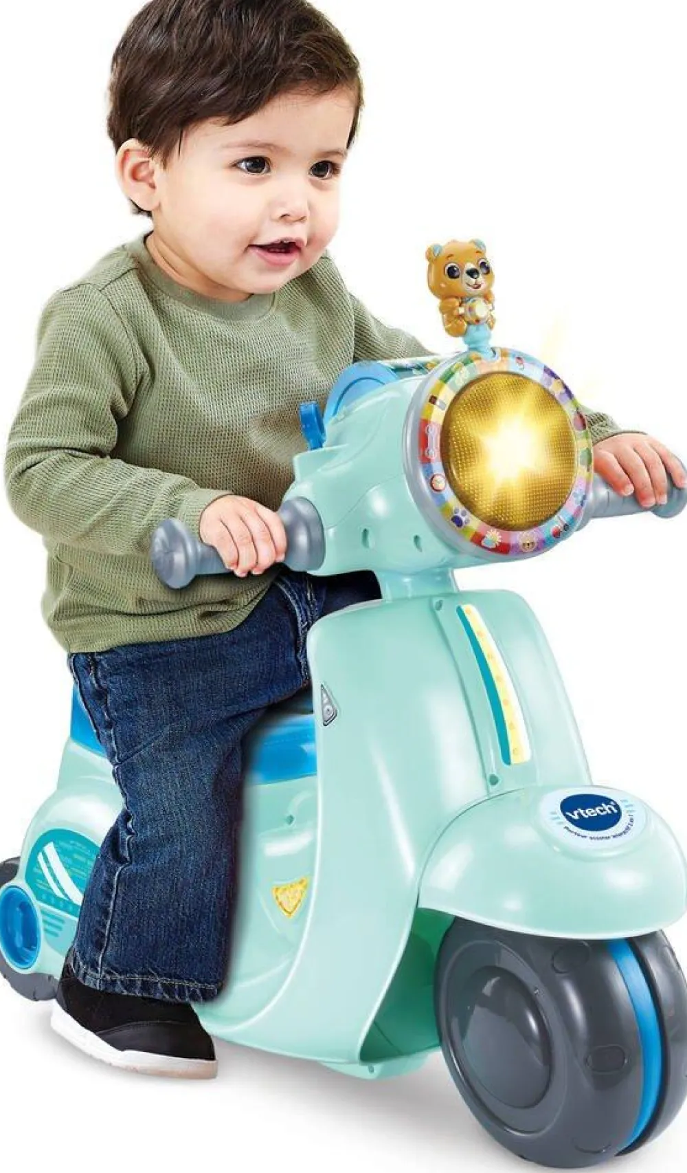 Varta Porteur Scooter Interactif 3 en 1^ Trotteurs, Pousseurs, Porteurs Et Bascules