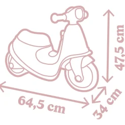 Smoby Porteur Scooter Rose^ Trotteurs, Pousseurs, Porteurs Et Bascules