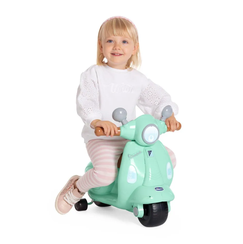 Chicco Porteur Scooter Vespa Primavera vert^ Trotteurs, Pousseurs, Porteurs Et Bascules