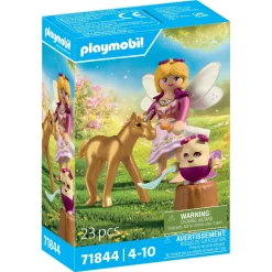 Playmobil Poulain licorne doré avec fée Magic Unicorn 71844^ Les Princesses Et Fées