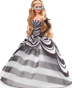 Mattel Poupée Barbie blonde 65e anniversaire - Barbie Signature^ Poupées Mannequins