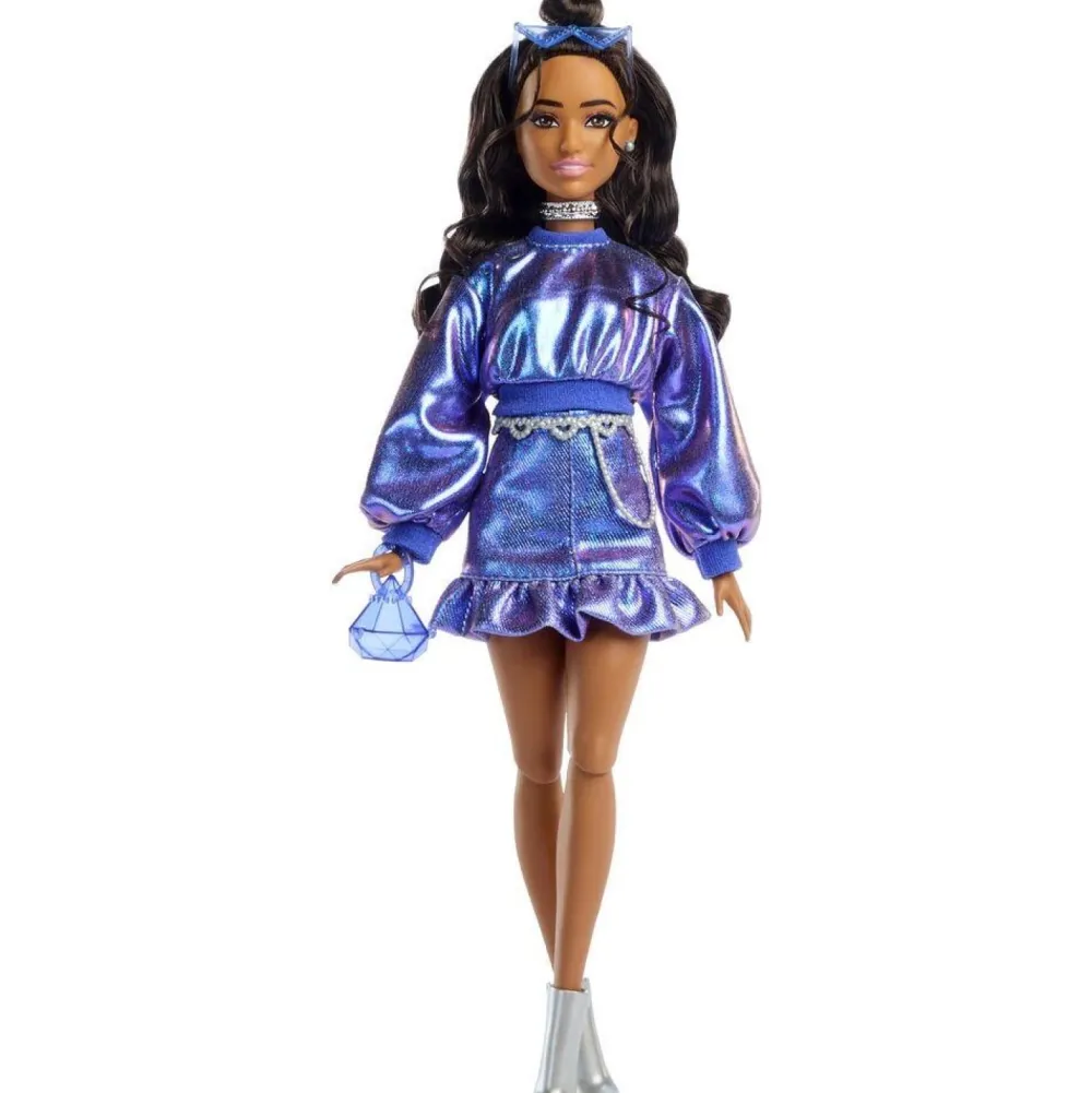 Mattel Poupée Barbie deluxe - Style metalibleu^ Poupées Mannequins