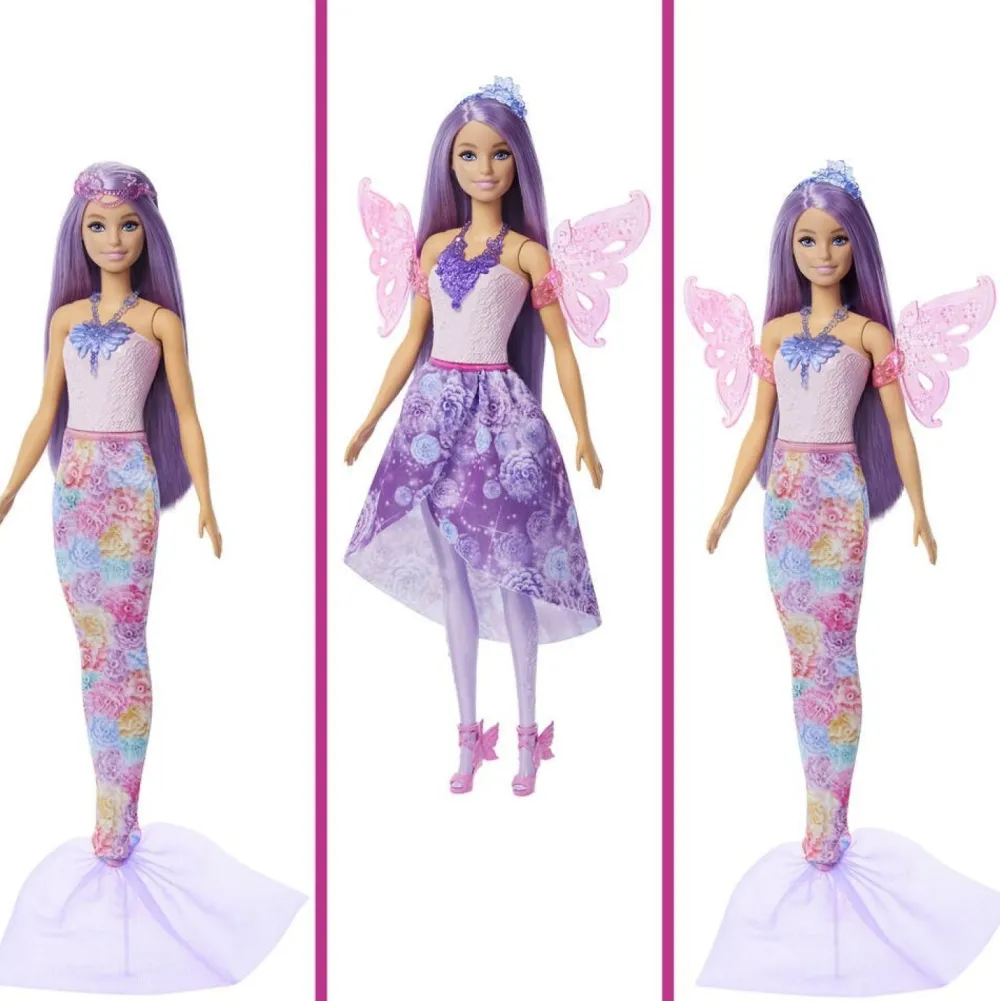 Mattel Poupée Barbie Fantaisie 3 en 1^ Poupées Mannequins
