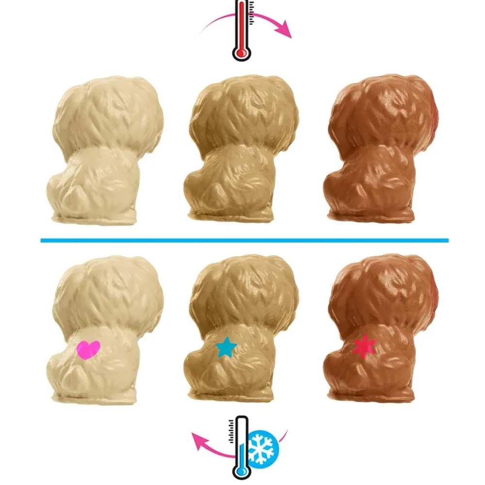 Mattel Poupée Barbie naissance des chiots^ Poupées Mannequins|Mini-Univers