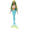 Mattel Poupée Barbie sirène bleue^ Poupées Mannequins