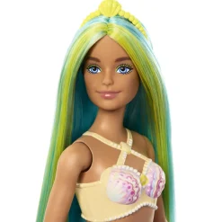 Mattel Poupée Barbie sirène bleue^ Poupées Mannequins