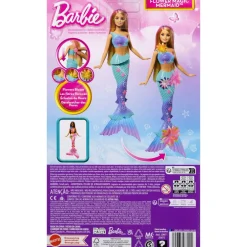 Mattel Poupée Barbie Sirène fleurs magiques blonde^ Poupées Mannequins