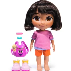 Spin Master Poupée Dora chante et explore - Dora l'exploratrice^ Poupées Interactives