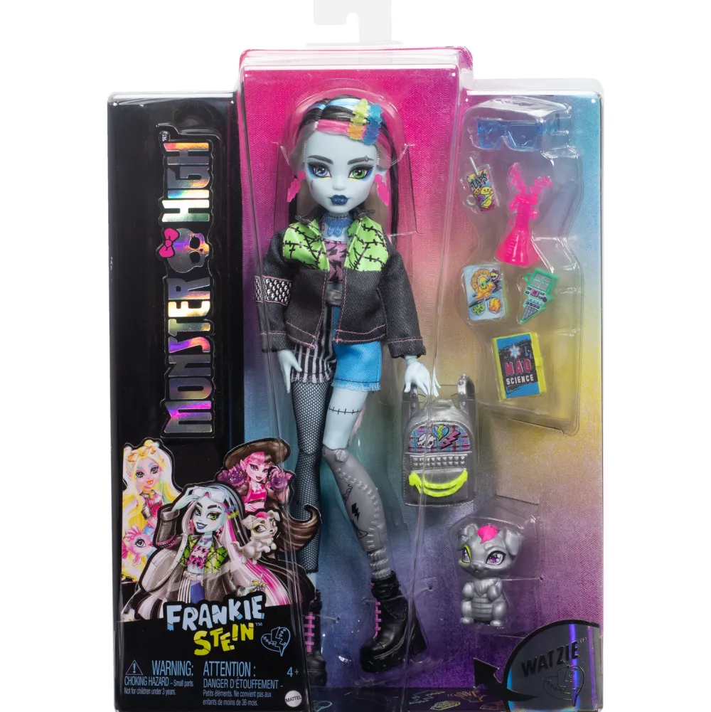Mattel Poupée Frankie Stein - Monster High^ Poupées Mannequins