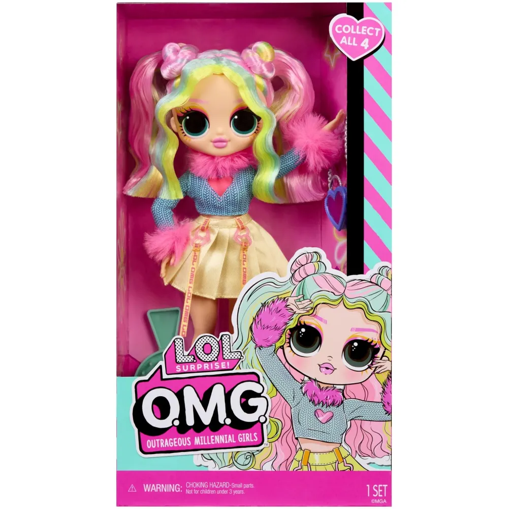 MGA Poupée LOL Suprise OMG outrageous millenium Doll Bubblegum^ Poupées Mannequins