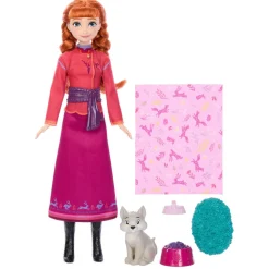 Mattel Poupée mannequin Anna et le louveteau - La Reine des Neiges^ Poupées Mannequins