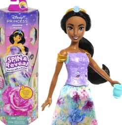 Mattel Poupée mannequin Jasmine - Spin and reveal - Disney Princess^ Poupées Mannequins