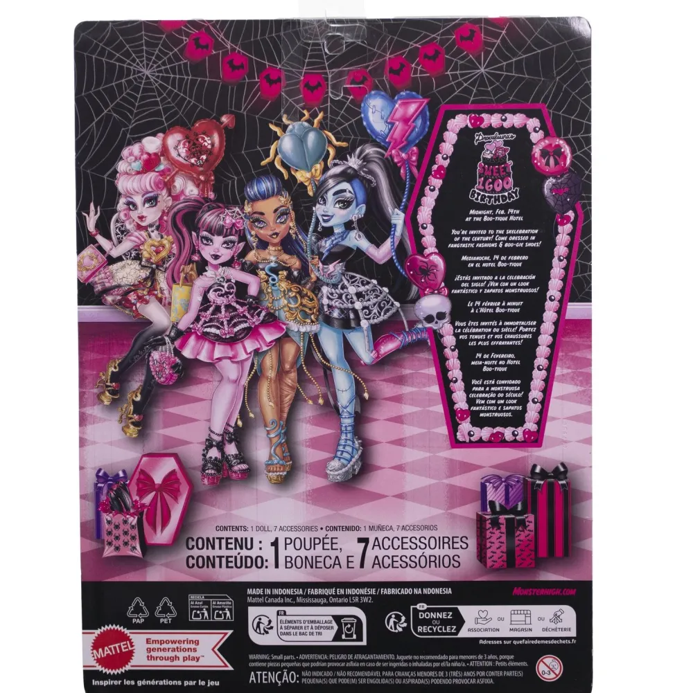 Mattel Poupée Monster High Anniversaire Cupid Astéria^ Poupées Mannequins