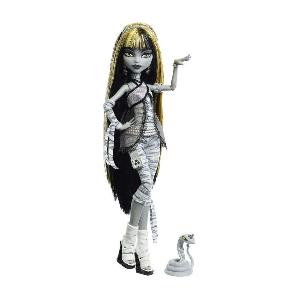 Mattel Poupée Monster High Drame au cinéma - Cleo de Nile^ Poupées Mannequins