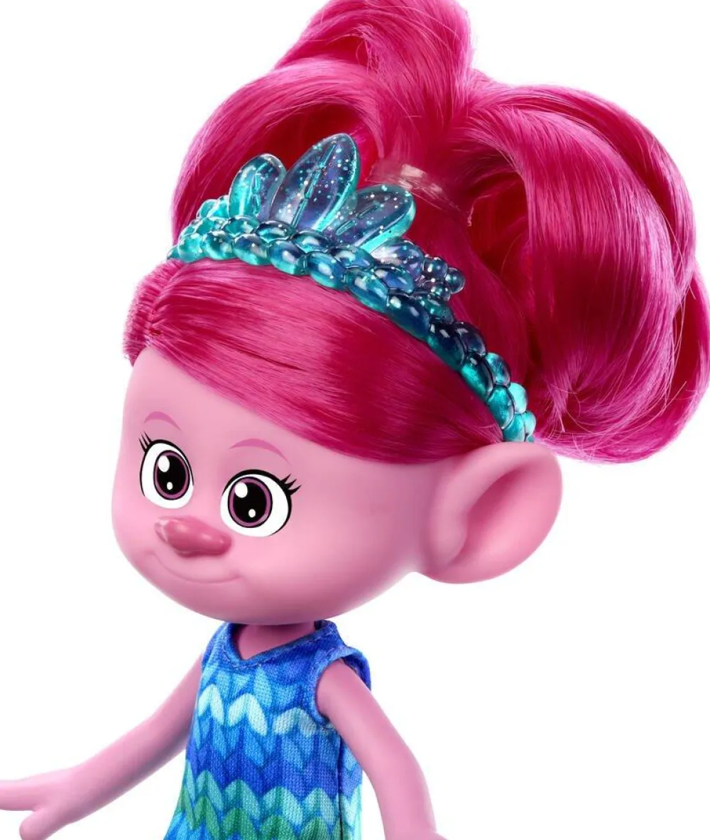 Mattel Poupée Poppy Hair Pops - Trolls 3^ Poupées Mannequins