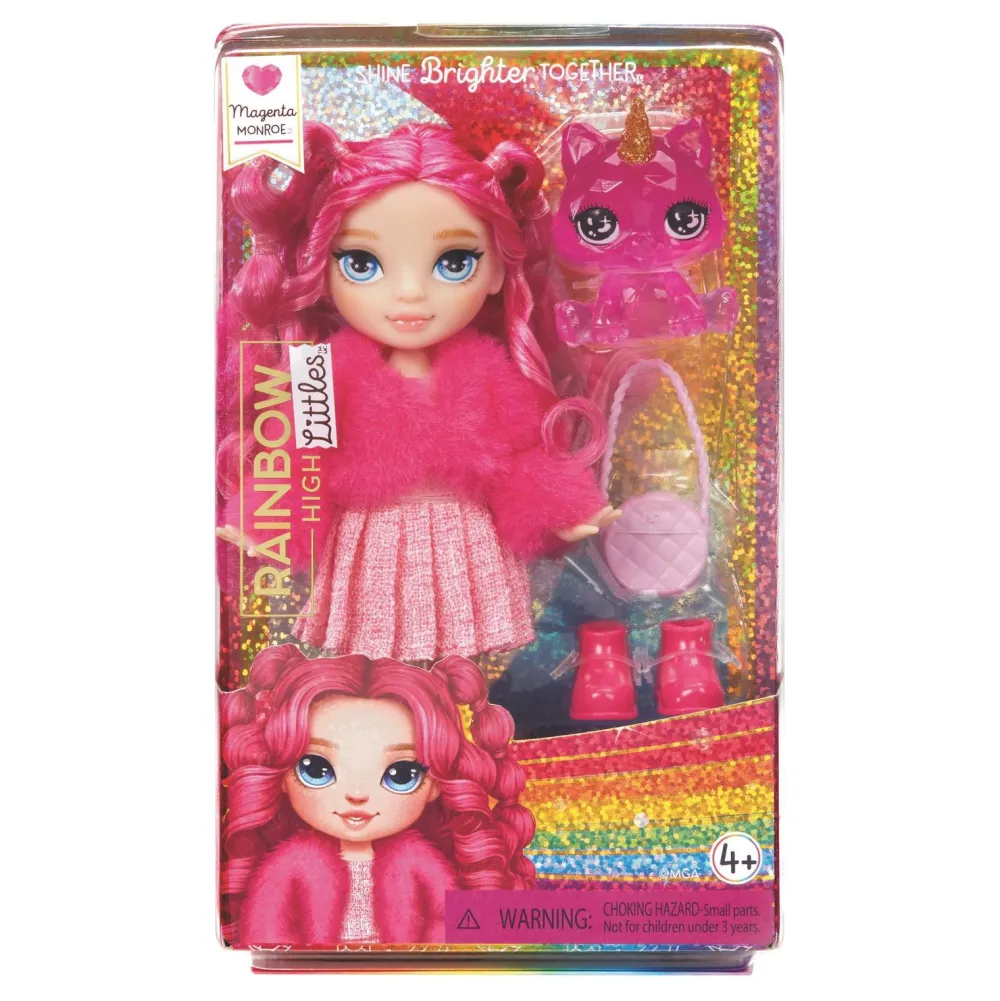 MGA Poupée Rainbow High Littles - Magenta Monroe^ Poupées Mannequins