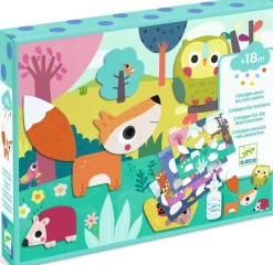 Djeco Premiers collages pour les tout petits^ Peinture