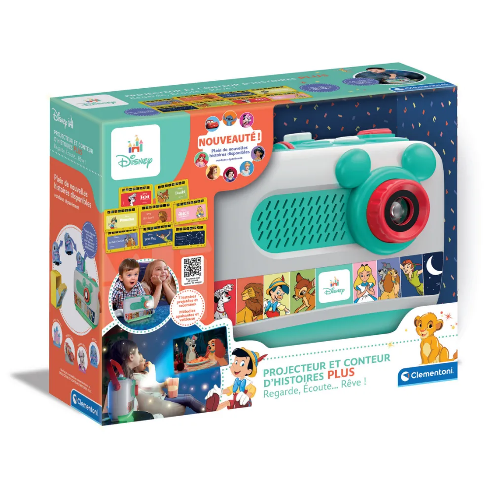 Clementoni Projecteur et conteur d'histoires PLUS - Disney^ Mobiles Et Veilleuses