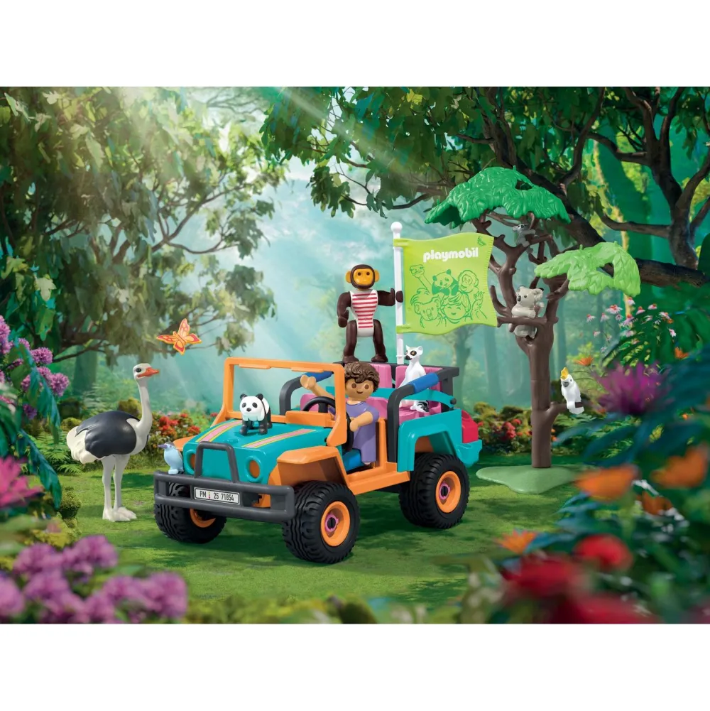 Playmobil Promenade en Tout-Terrain Coloré Animals & Friends 71854^ Les Animaux