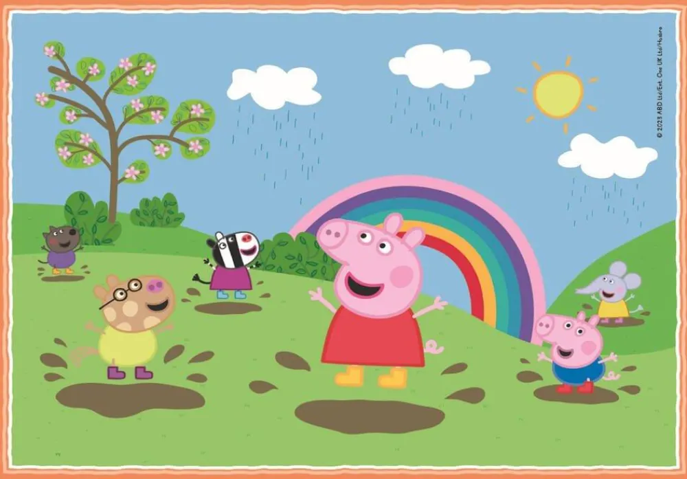 Clementoni Puzzle 4 En 1 - Peppa Pig^Enfant Puzzles Bébés Et Enfants